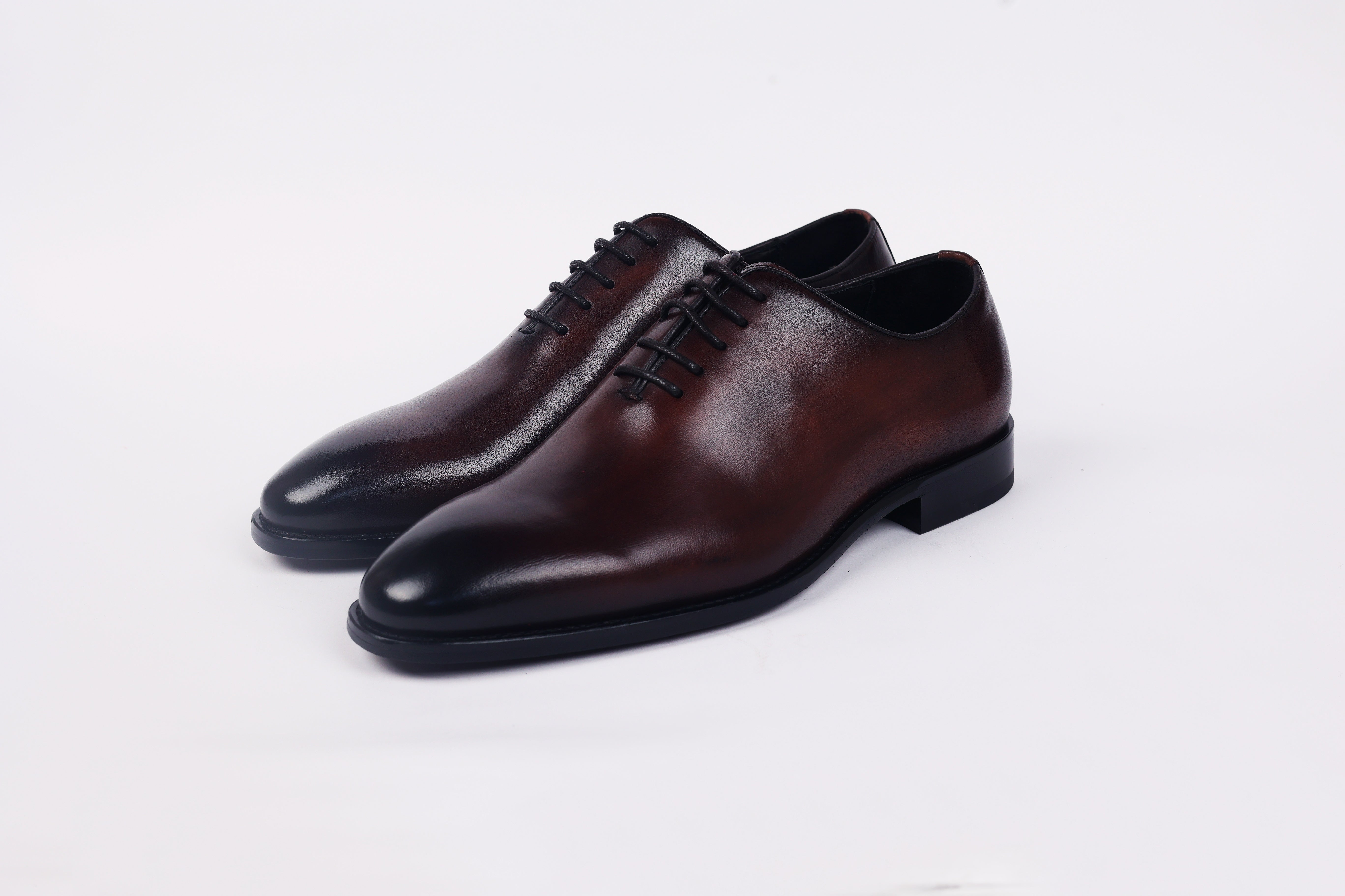 Men's Elegant Brown Formal Leather Shoes  CAVANA