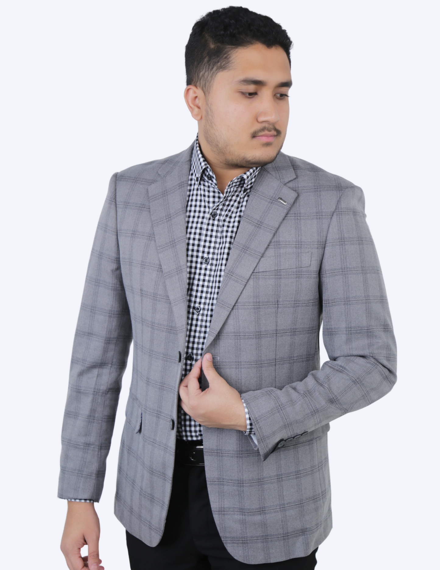 Cavana Men's Checked lightweight Blazer