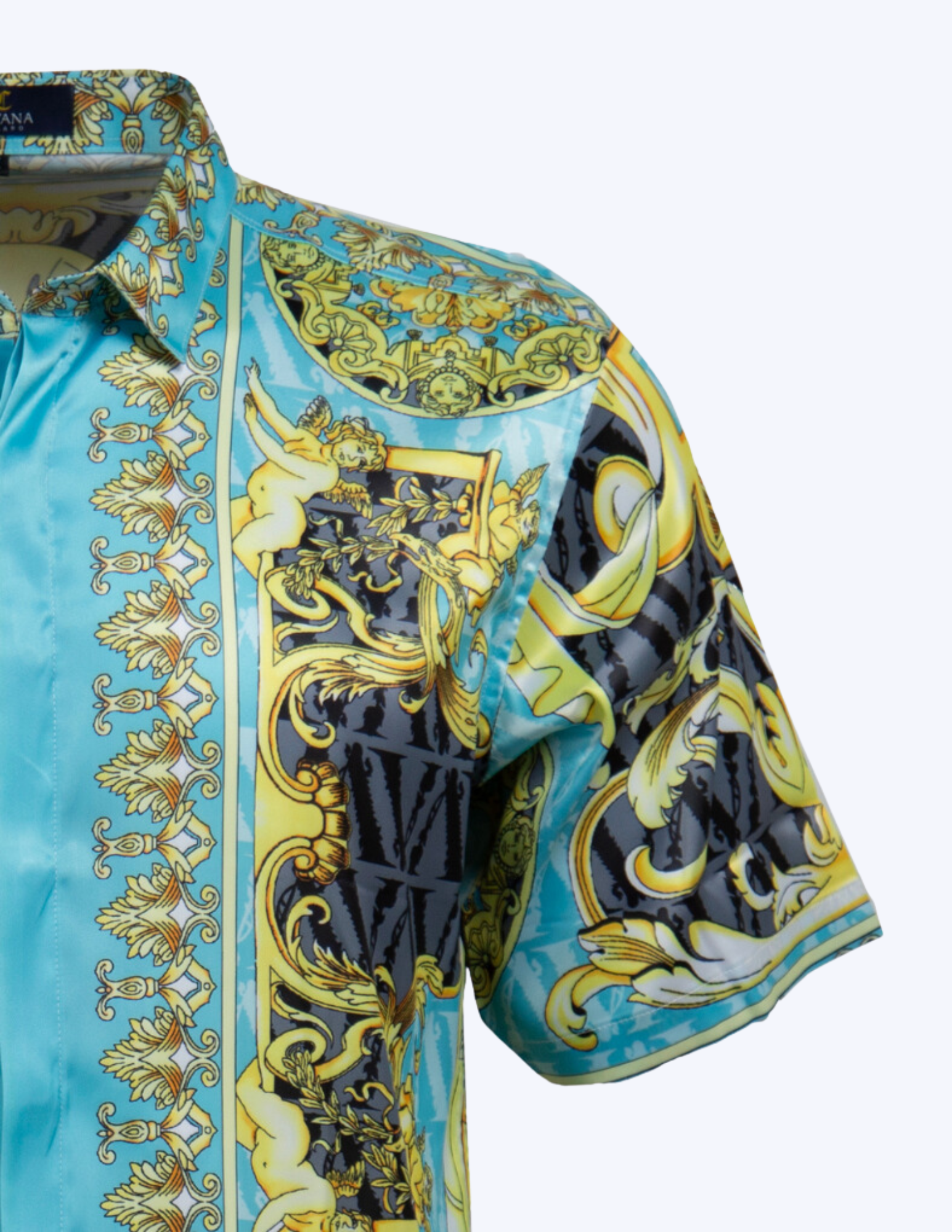 Men's Vintage Top Short Sleeves Shirt