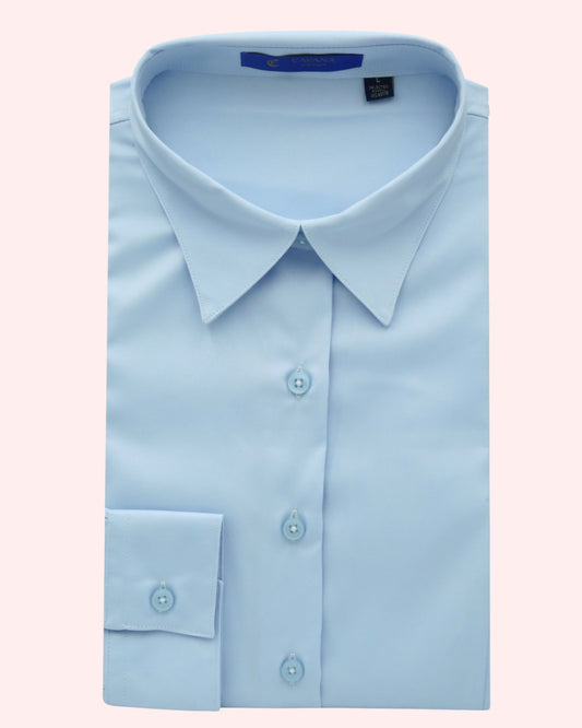 Cavana Women's Sky Blue Formal Shirt