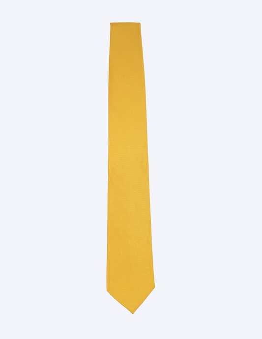 Men's Gold Solid Satin Plain Classic Necktie Tie Wedding Formals