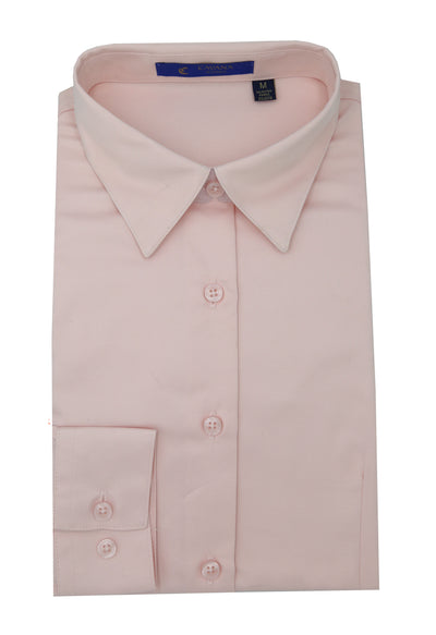Blush Pink Classic Ladies Formal Shirt