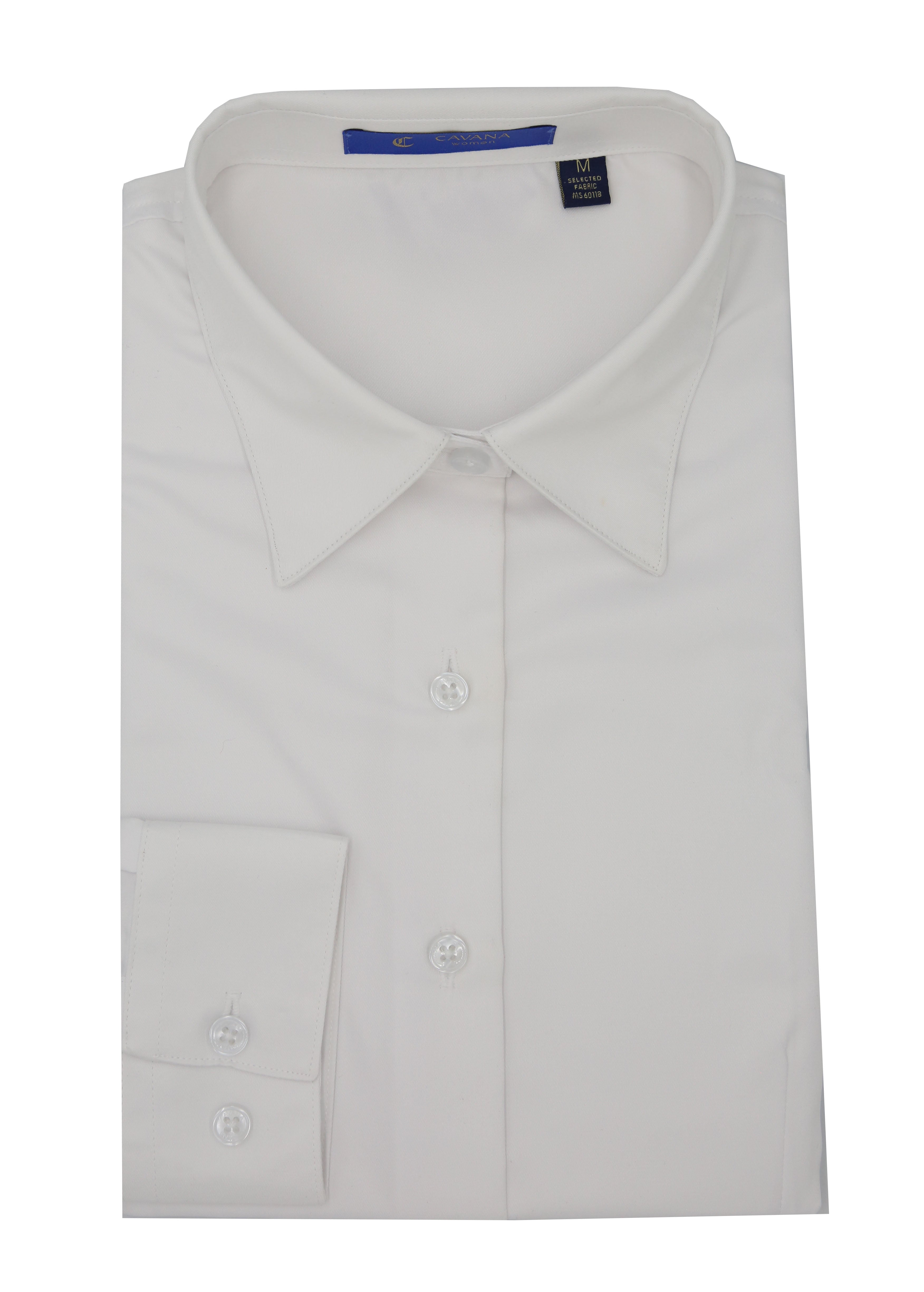 Elegant White Ladies Office Shirt