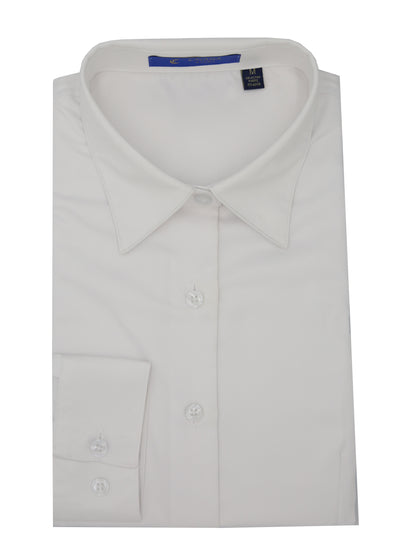 Elegant White Ladies Office Shirt