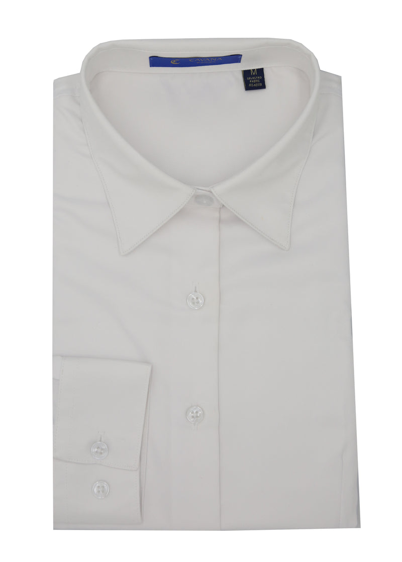 Elegant White Ladies Office Shirt