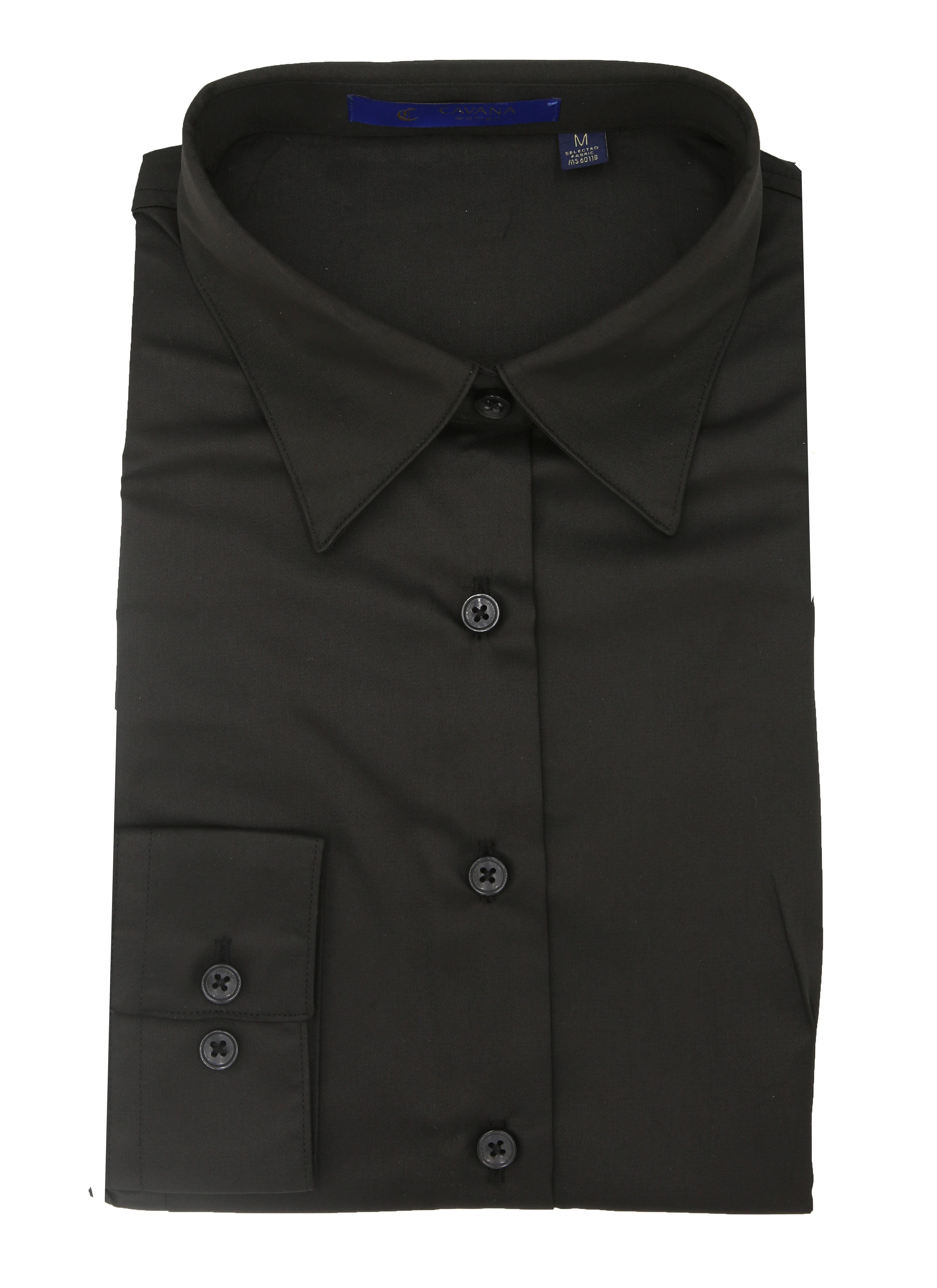 Classic Black Ladies Formal Shirt