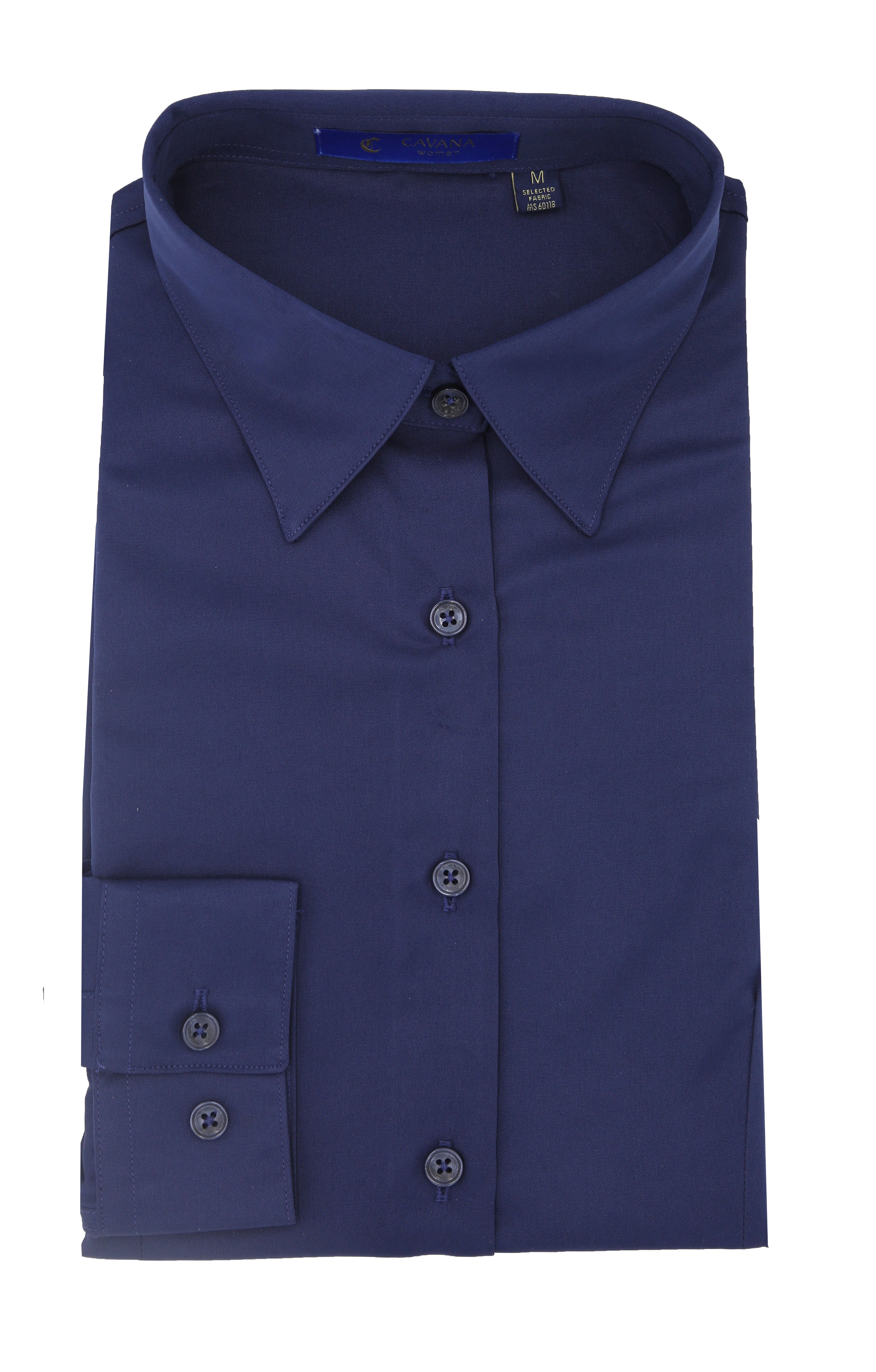 Royal Blue Ladies Office Shirt
