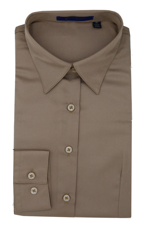 Beige Classic Women’s Formal Shirt