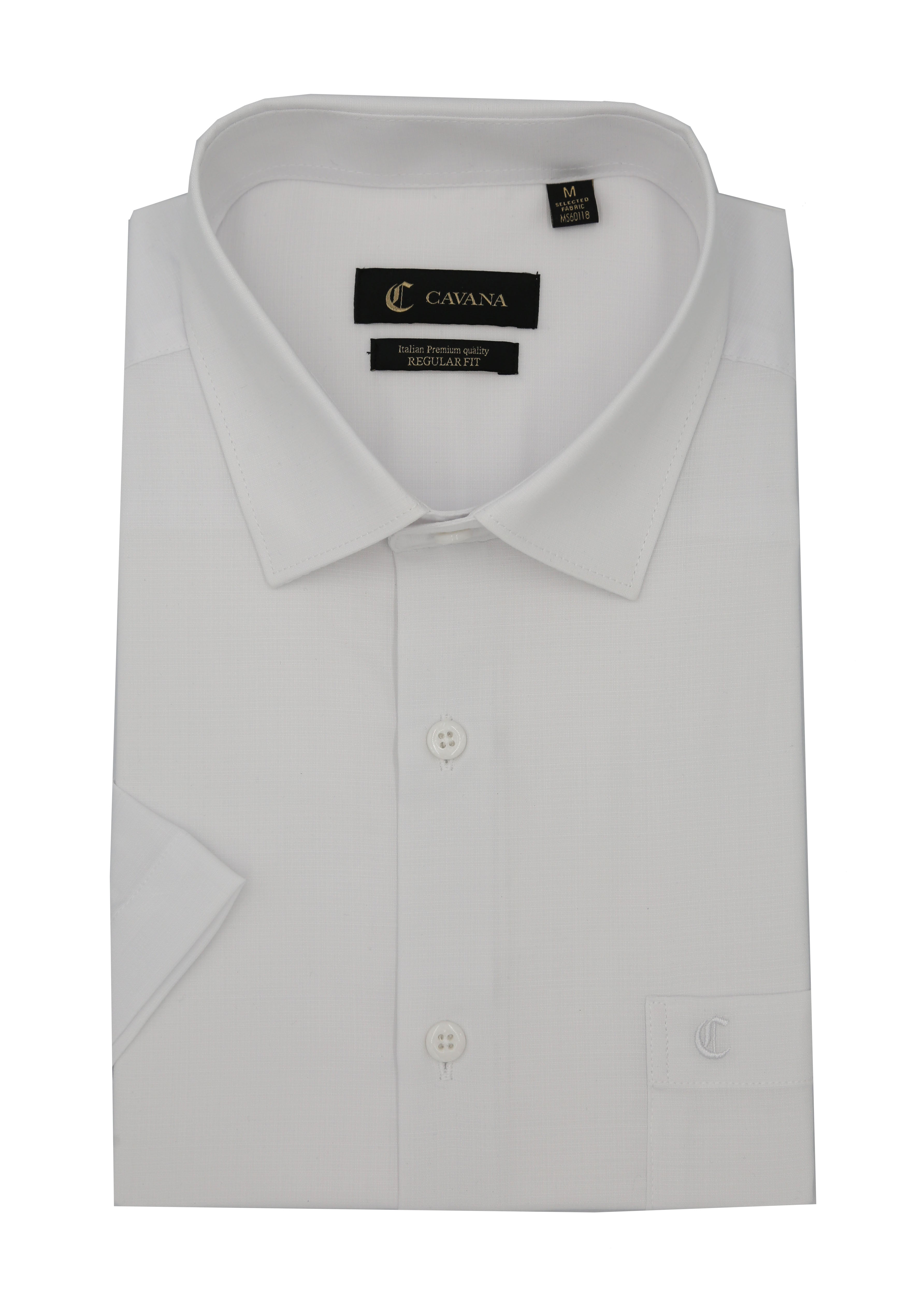 Men’s White Half Sleeve Shirt – Classic Summer Formal Shirt