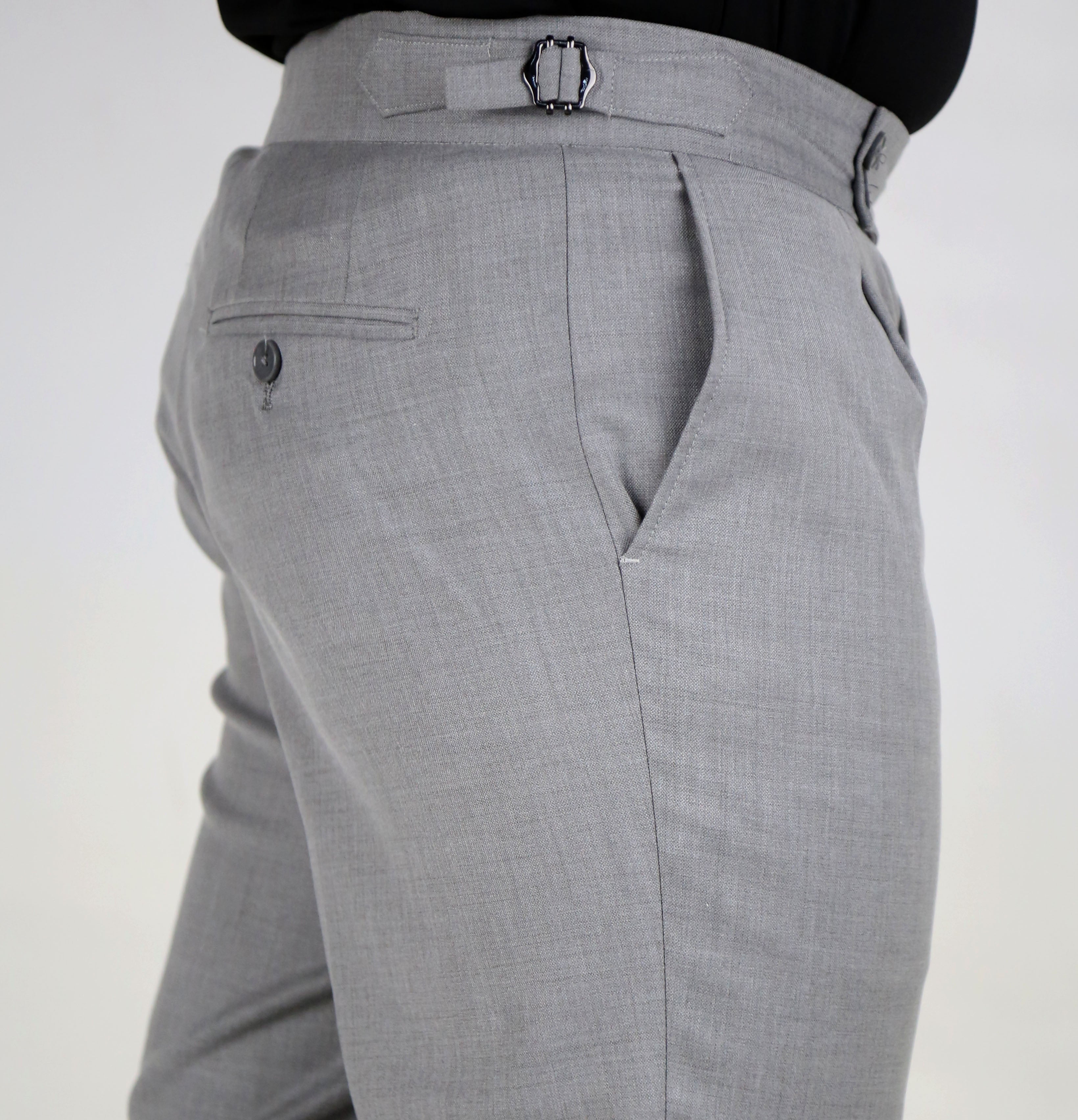 CAVANA Mens Formal Office Trouser with Adjustable waist