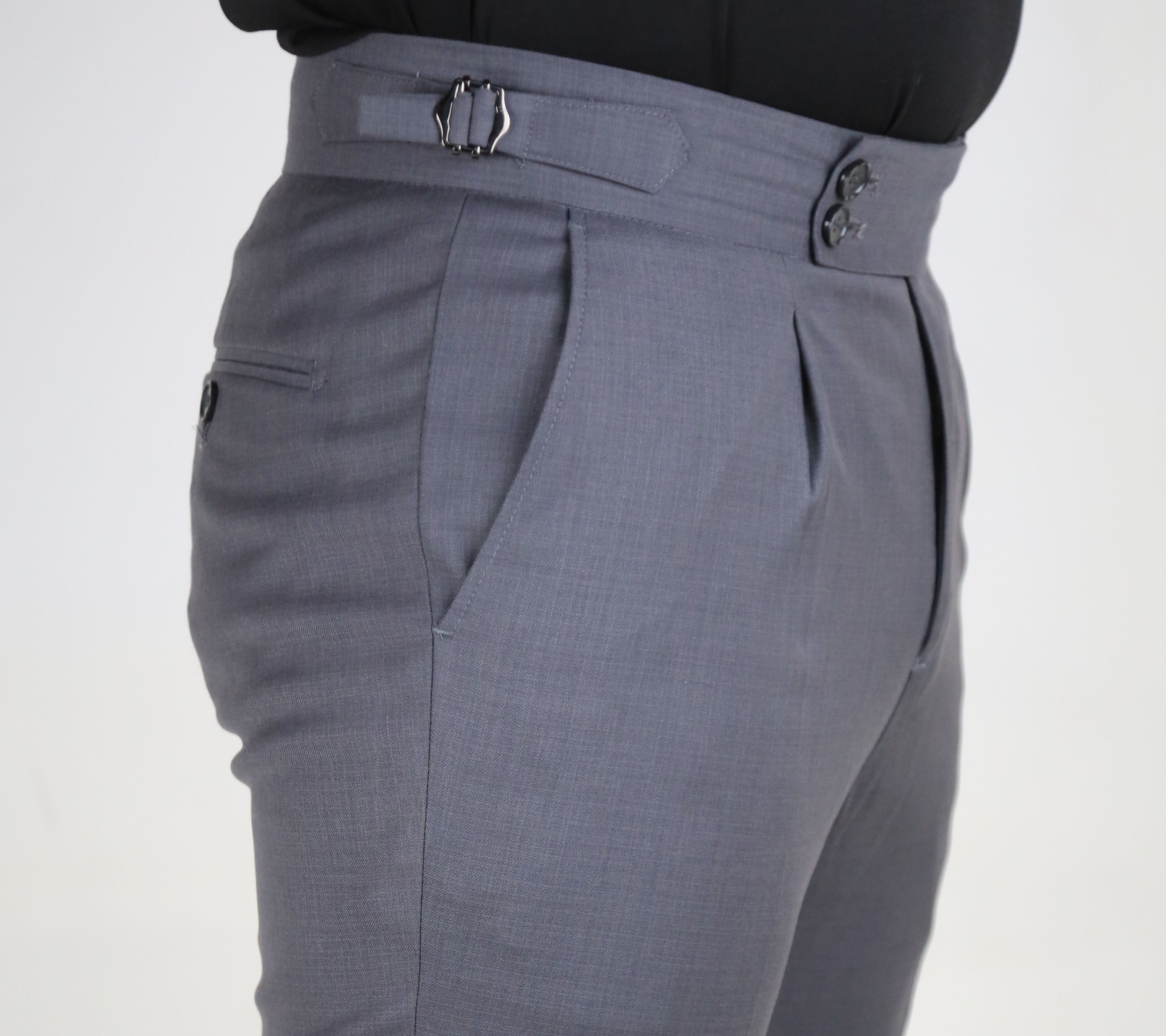 CAVANA Mens Formal Office Trouser with Adjustable waist