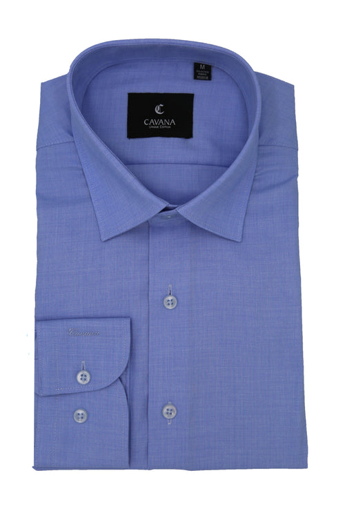Men’s Classic Blue Formal Shirt – Premium Business Wear