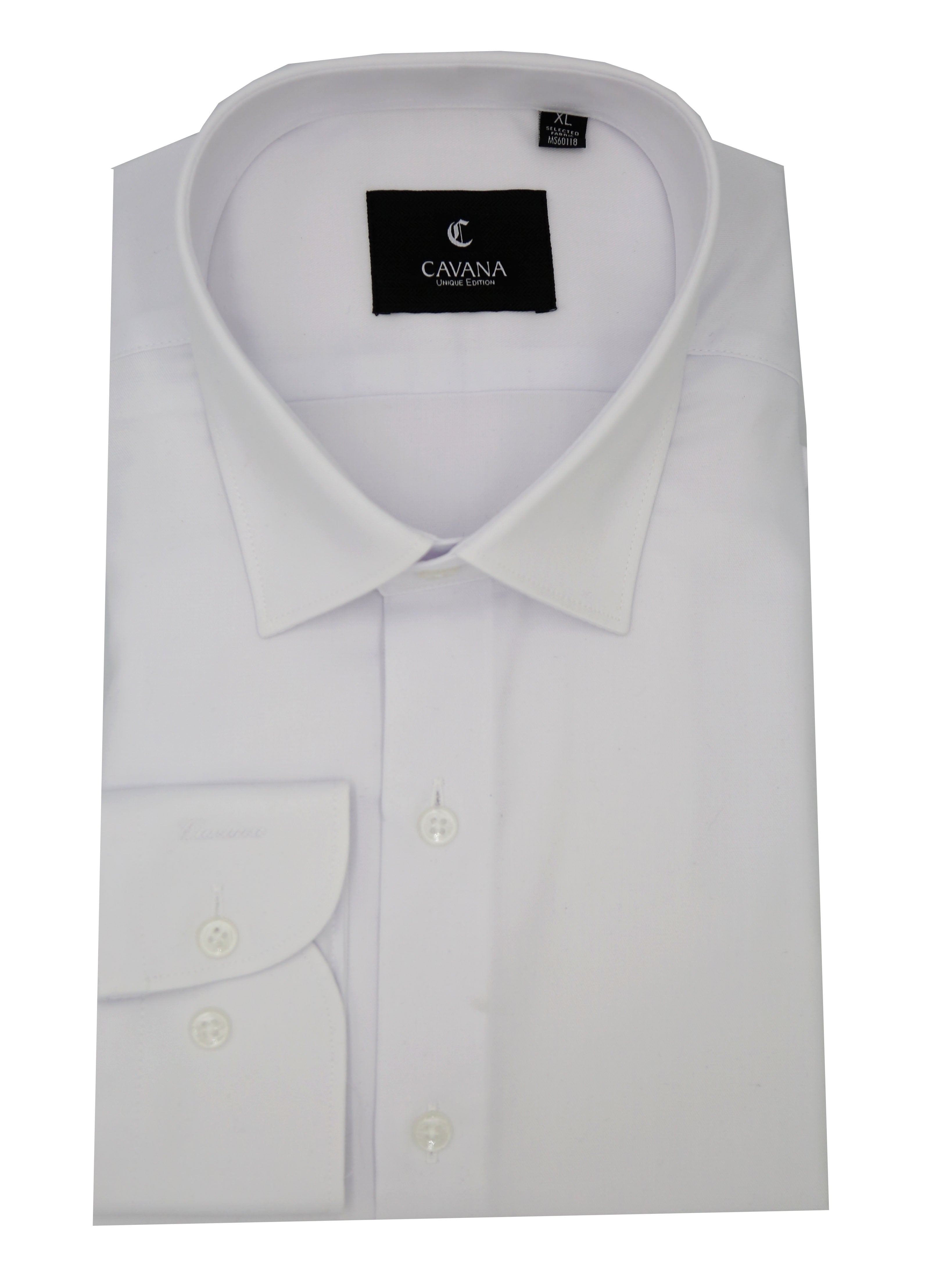 Men’s Classic White Formal Shirt – Slim Fit Business Shirt