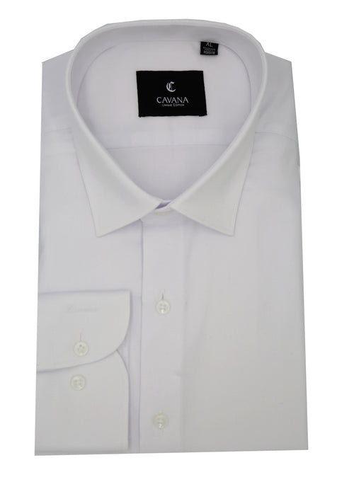 Men’s Classic White Formal Shirt – Slim Fit Business Shirt