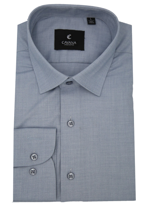 Elegant Steel Blue Formal Shirt for Men – Premium Office Shirt