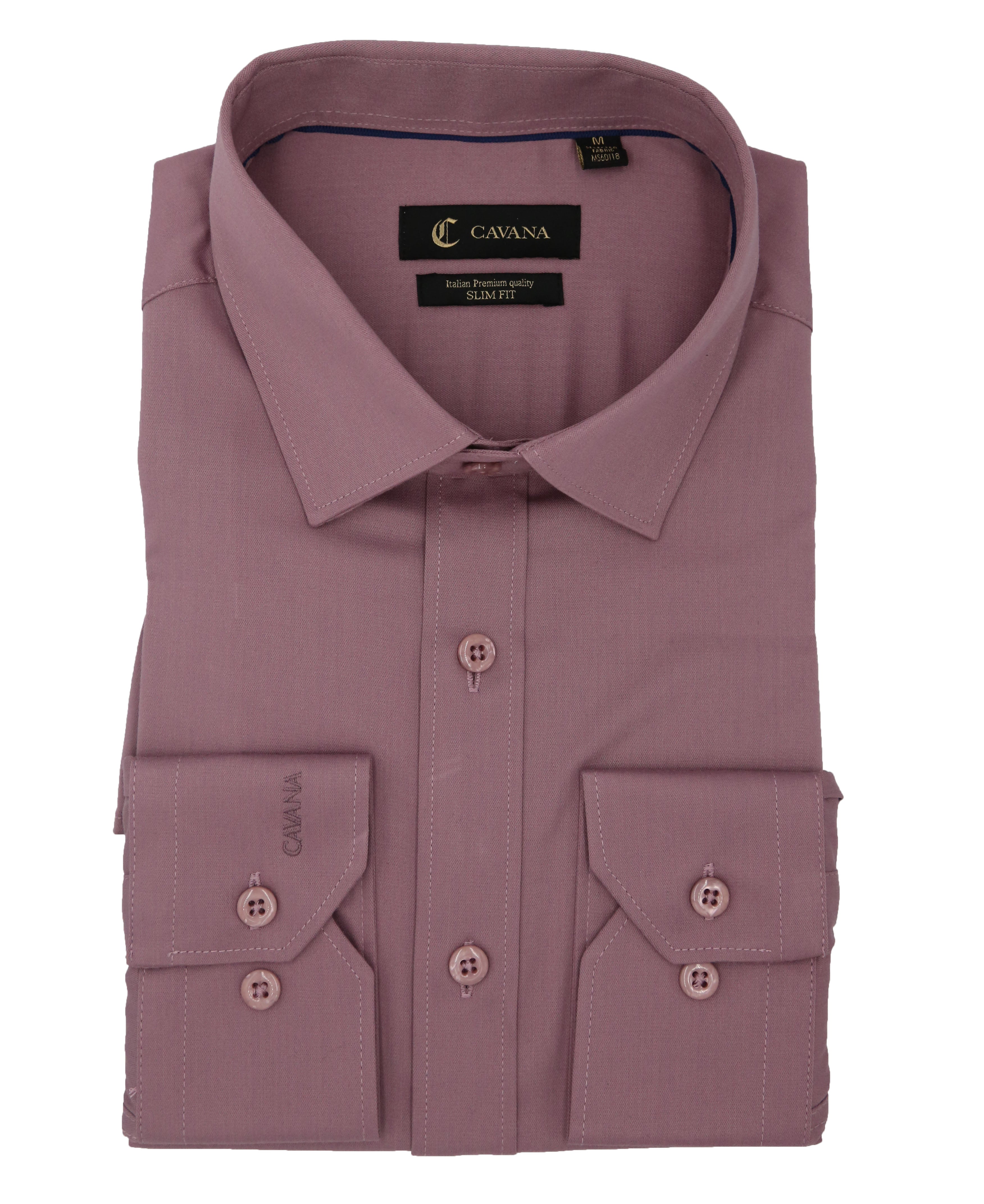 Men’s Dusty Rose Premium Cotton Oxford Formal Shirt – Slim Fit
