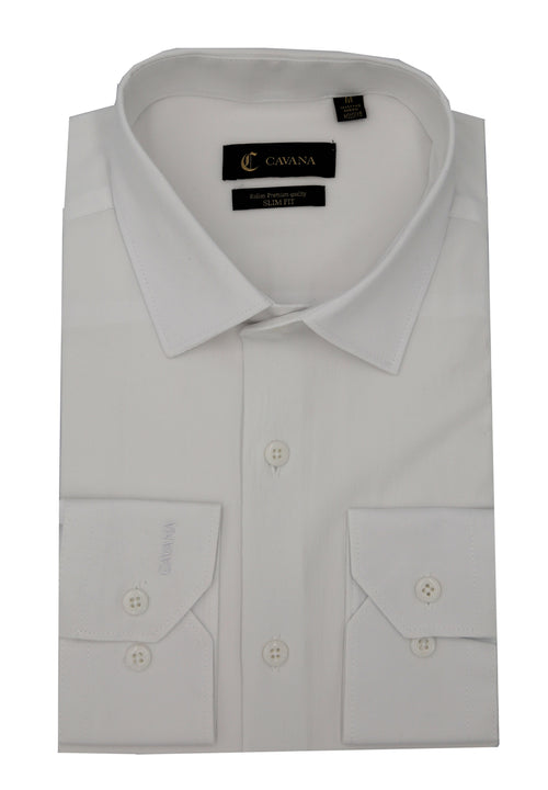 Men’s Pure White Formal Shirt – Premium Business Shirt