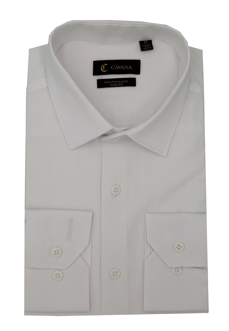Men’s Pure White Formal Shirt – Premium Business Shirt