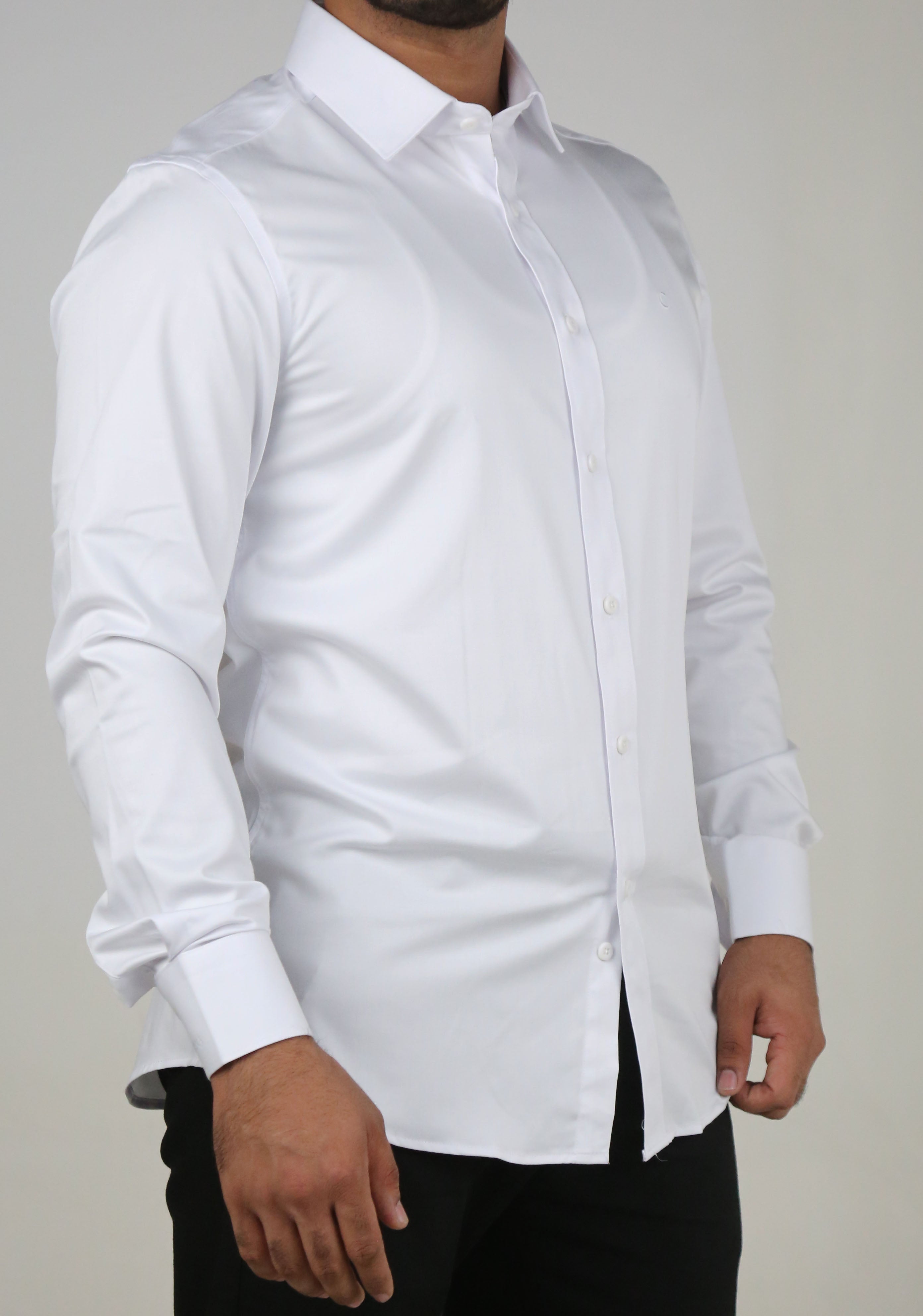 Mens White Oxford Shirt