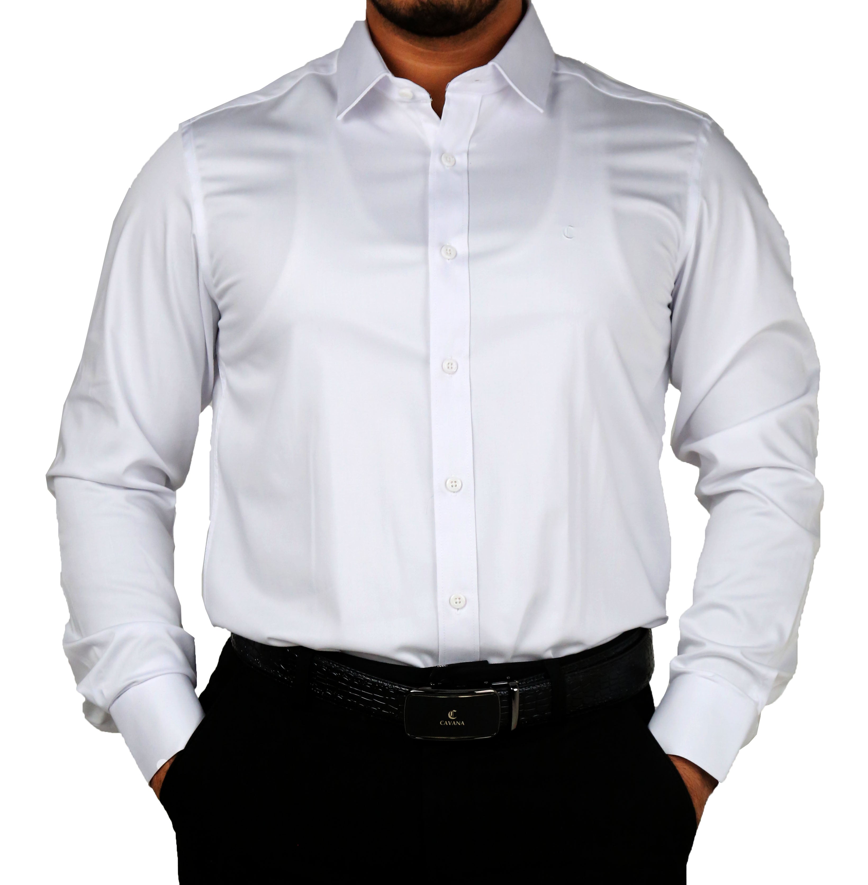 Mens White Oxford Shirt