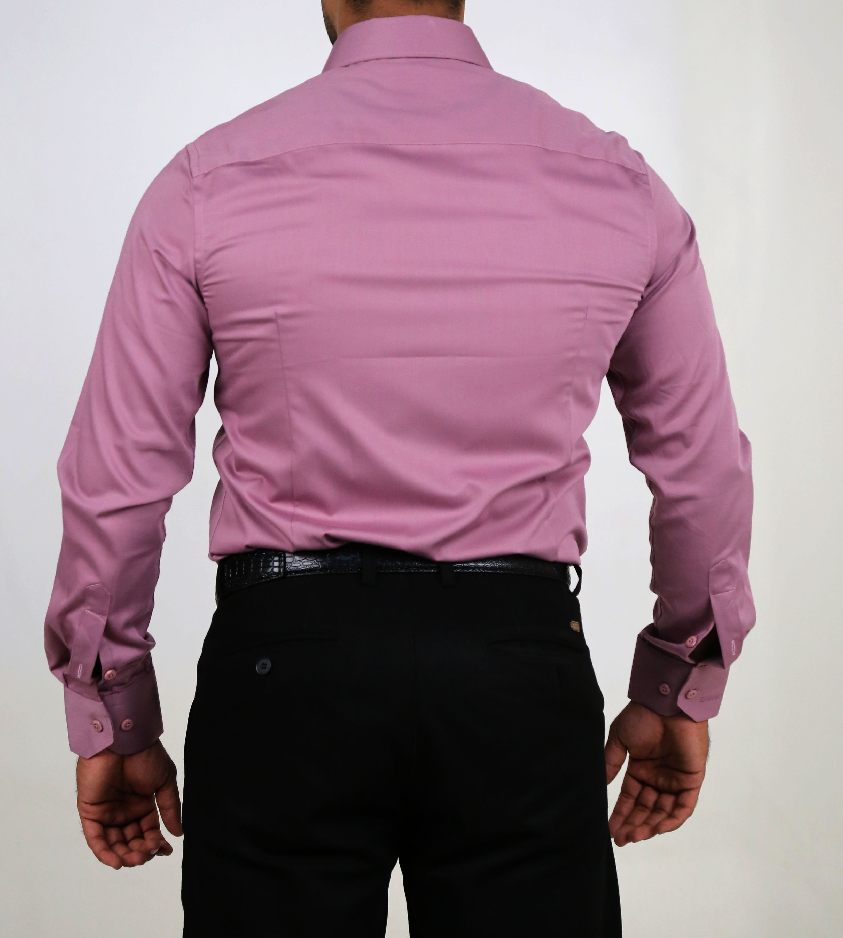 Men’s Dusty Rose Premium Cotton Oxford Formal Shirt – Slim Fit