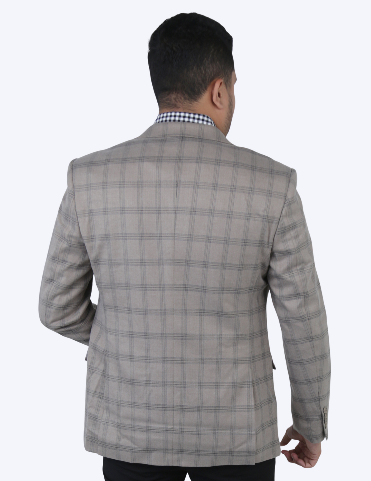 Cavana Men's Checked Suit Blazer