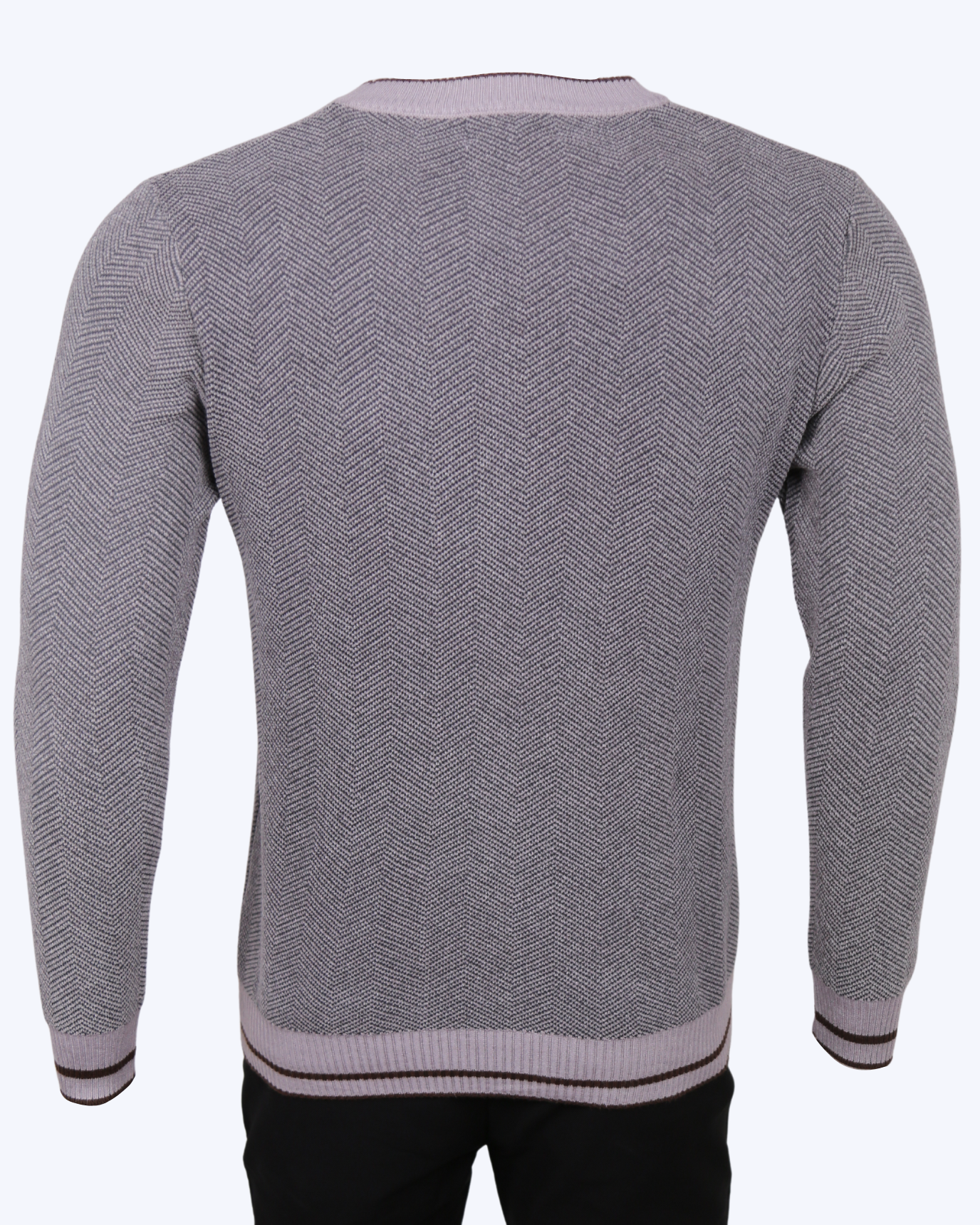 Men's Slim Fit Crew Neck Wool Knitwear Sweater