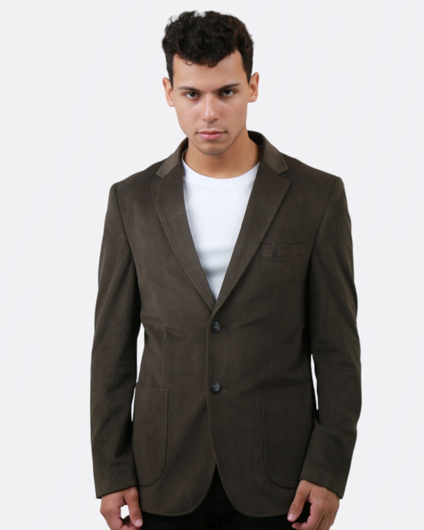 Cavana Classic Fit Coffee Blazer