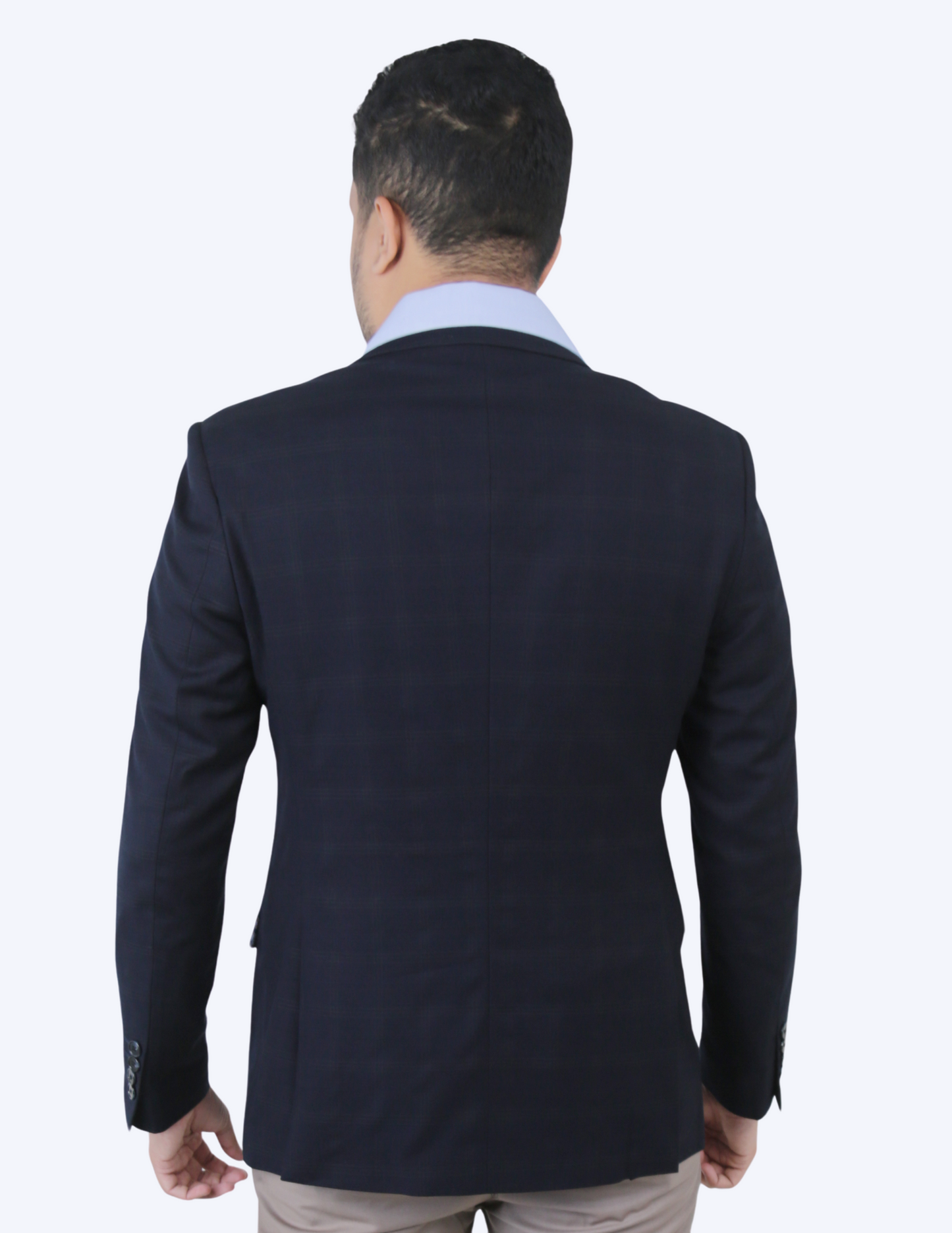 Cavana Men's Checked Business Blazer