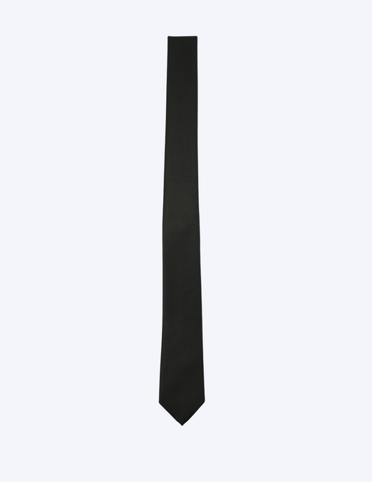 Ties for Men Solid Black Color Formal Neckties | for Bussiness Formal, Wedding & Party