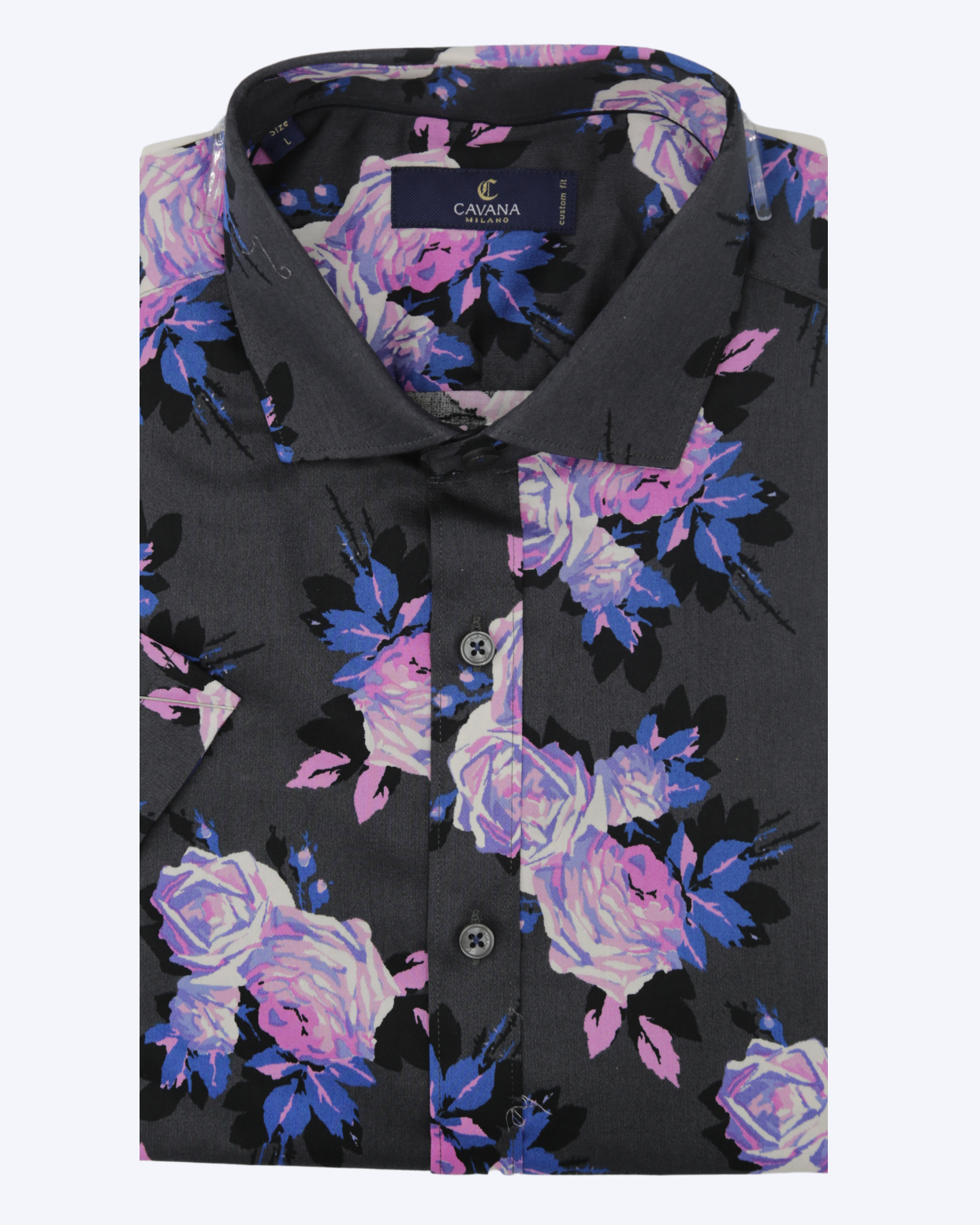 Men's Floral Pattern Shirt