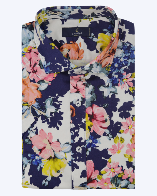 Men's Floral Pattern Shirt