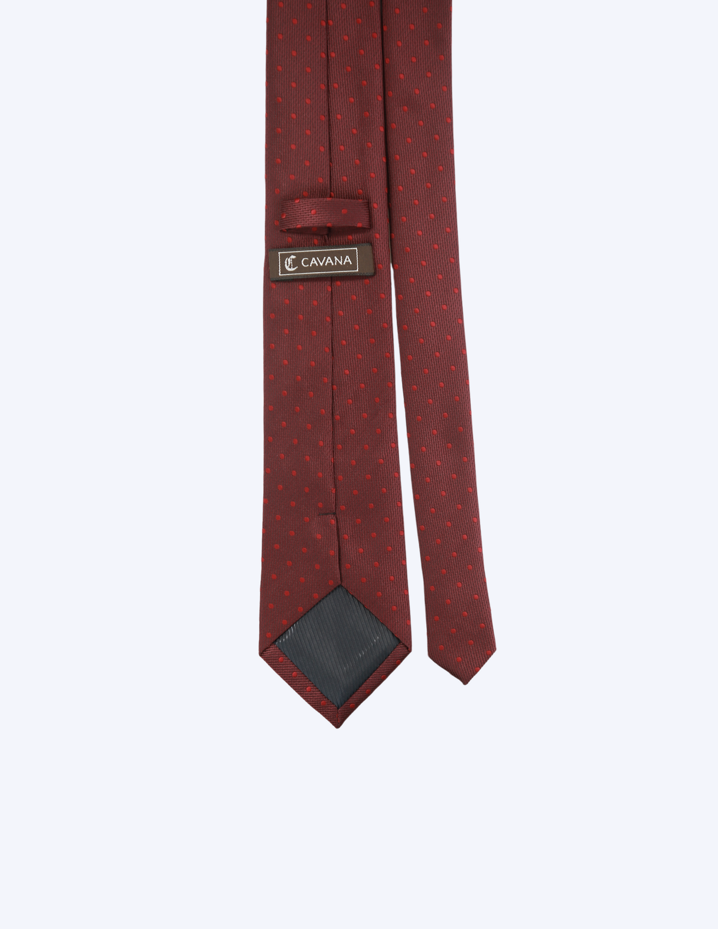 Red Designer Polka Dot Silk Tie