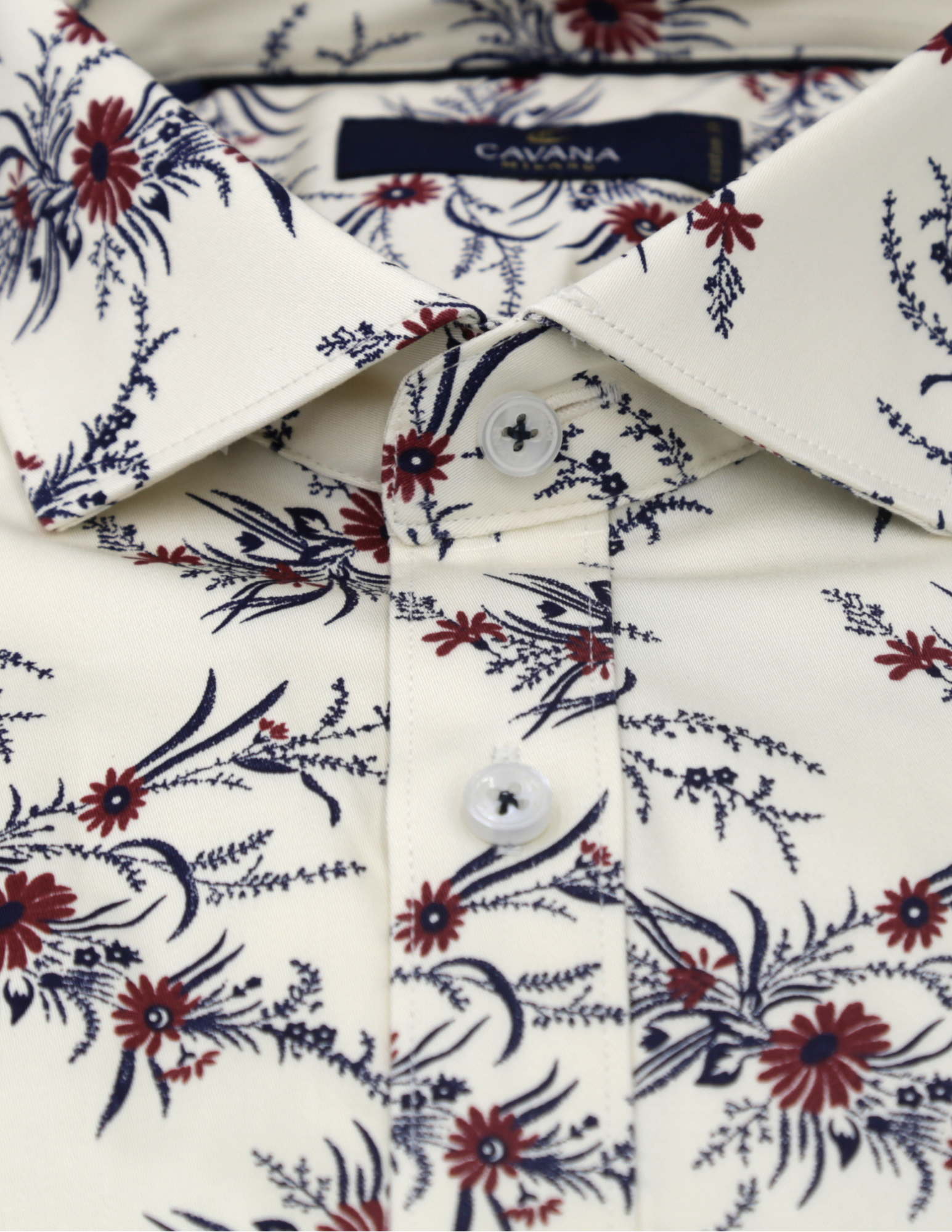 Men's Floral Pattern Shirt
