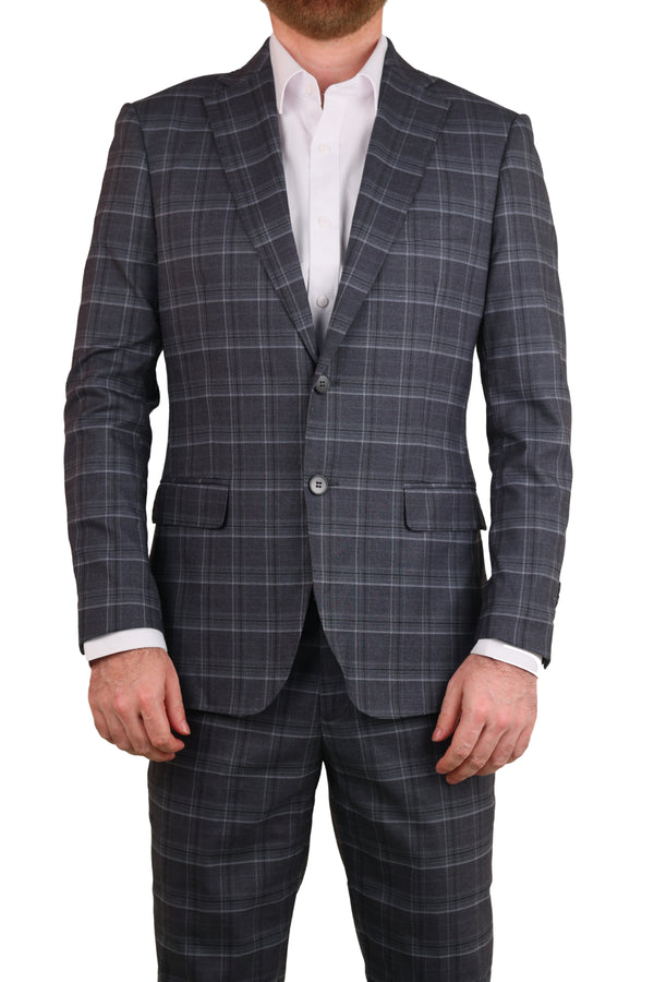 Cavana Men's Checked Suit Blazer
