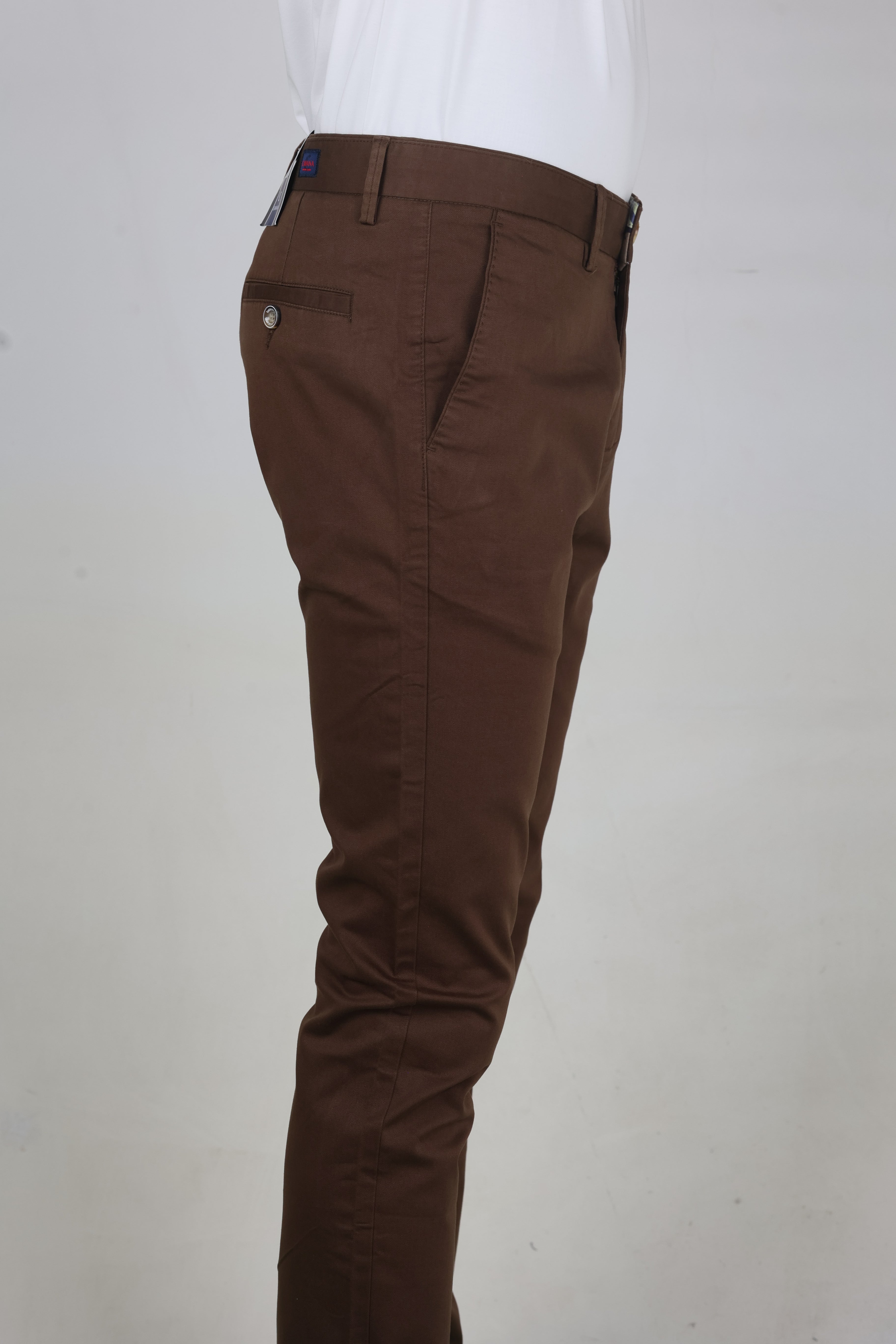 Men's Elegant Brown Formal Trousers