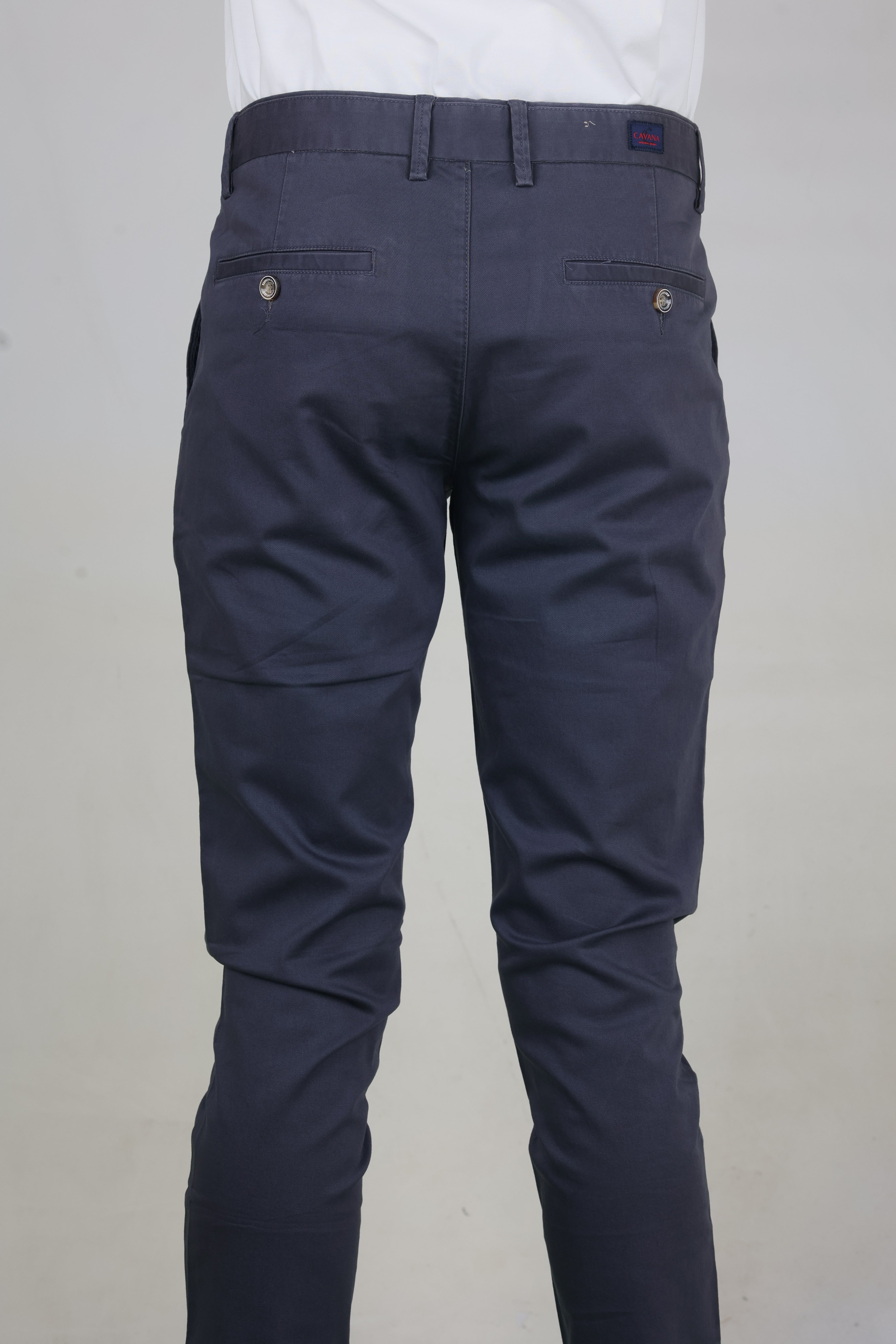 Men's Navy Blue Formal Office Trousers