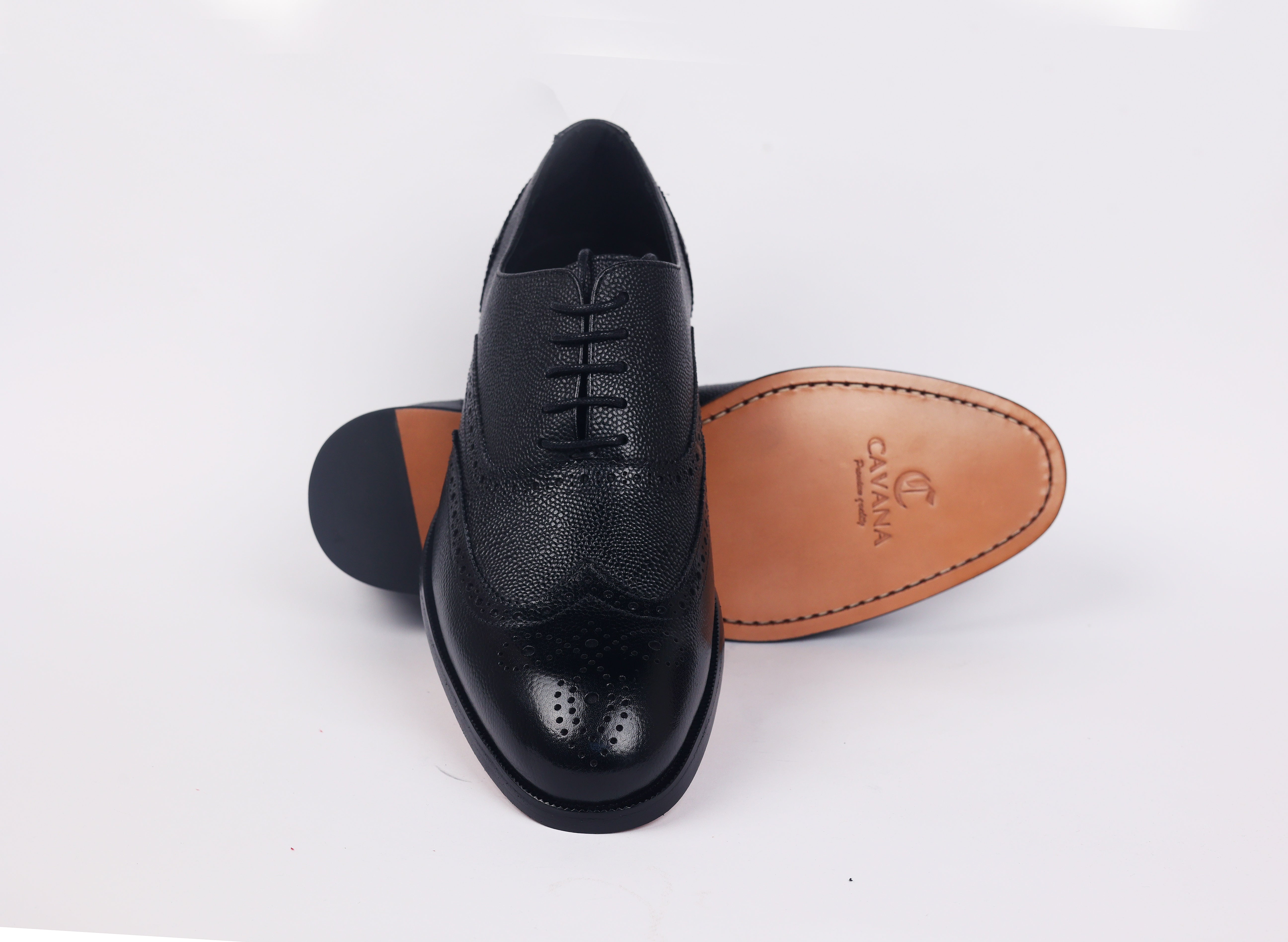 Men's Black Premium Office Wear Shoes
