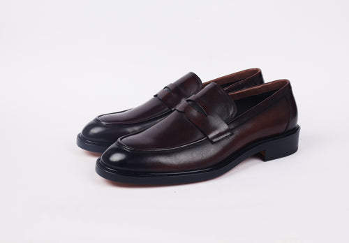 Men's Brown Classic Lace-Up Business Shoes