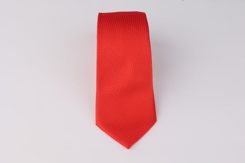 Men's Tie Red Striped Plaid Jacquard Woven Description Necktie