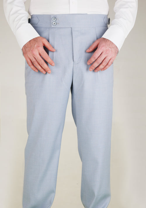 Sky Blue Contemporary Trousers