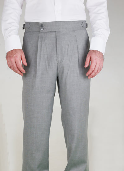 Classic Grey Tailored Trousers
