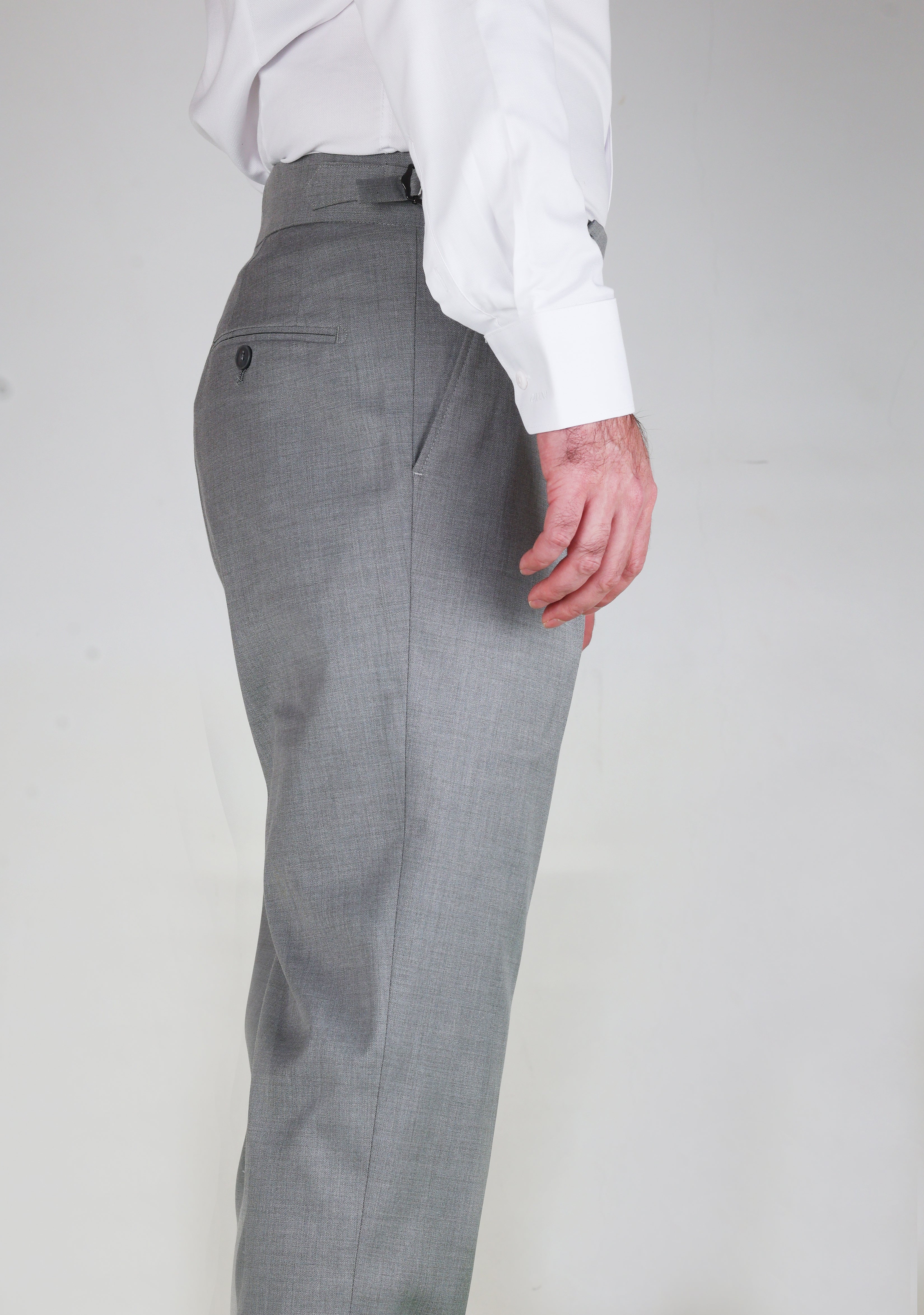 Classic Grey Tailored Trousers