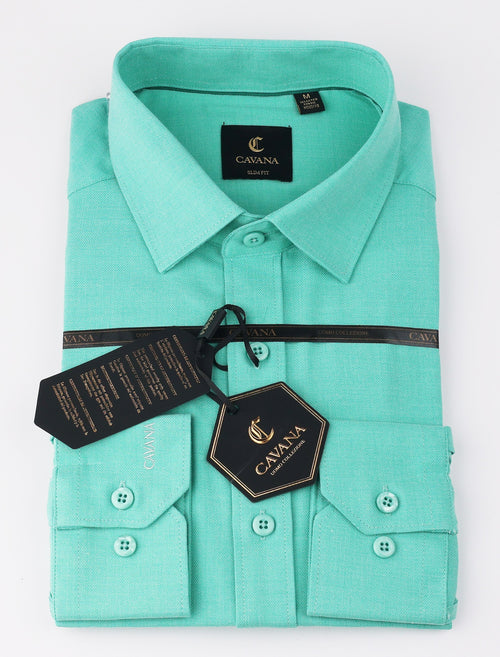 Mint Green Premium Cotton Shirt