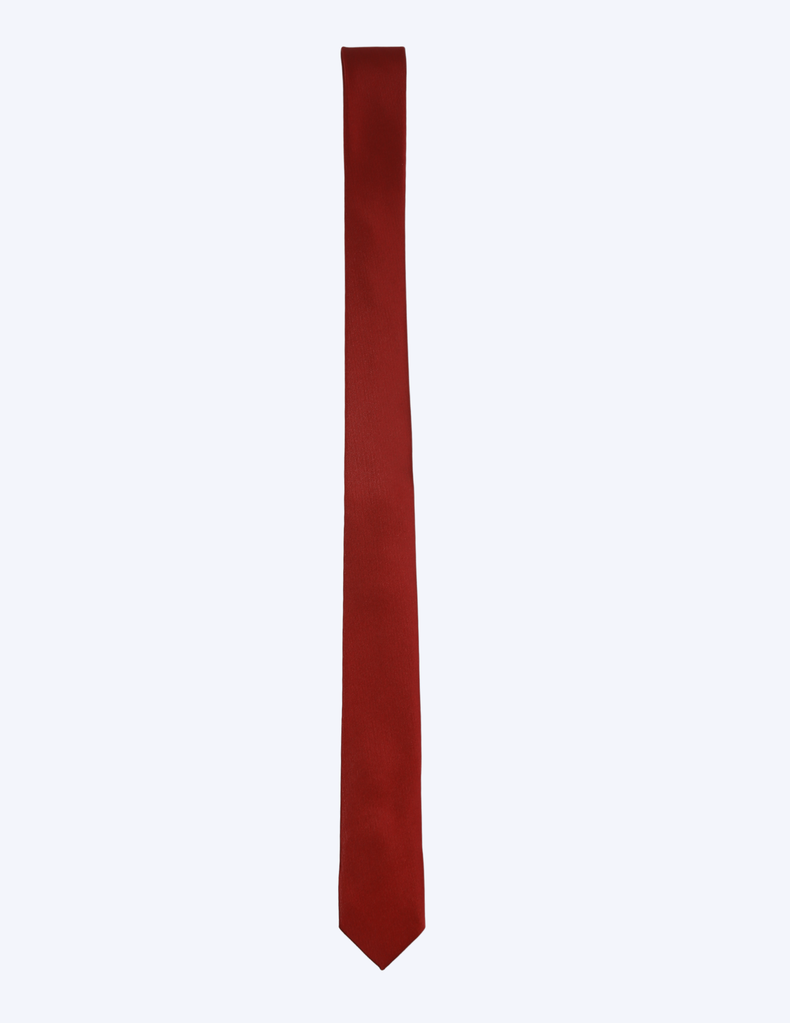 Men's Stylish Solid Color Maroon  Necktie