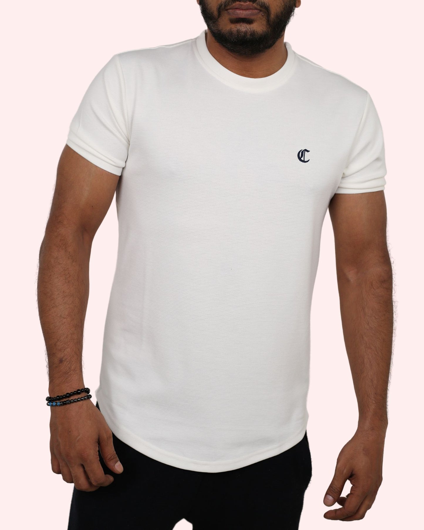 CAVANA Men´s Solid Round neck t-shirt