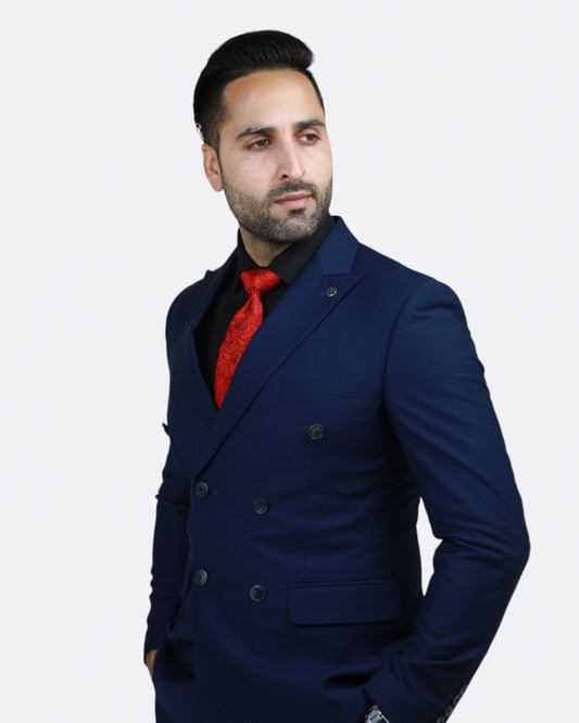 Double breasted  mens suit