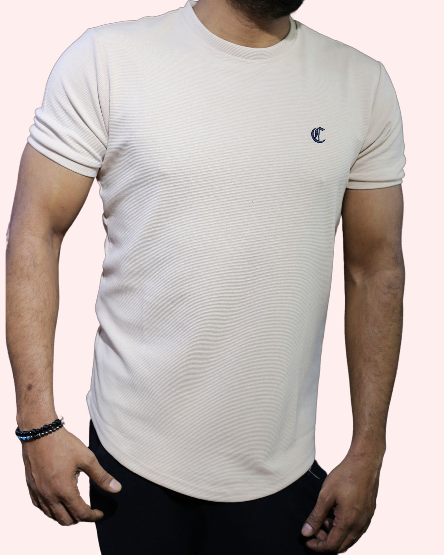 CAVANA Men´s Solid Round neck t-shirt