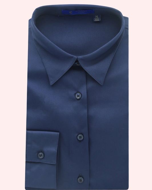 Cavana Women's Formal Blue Shirt