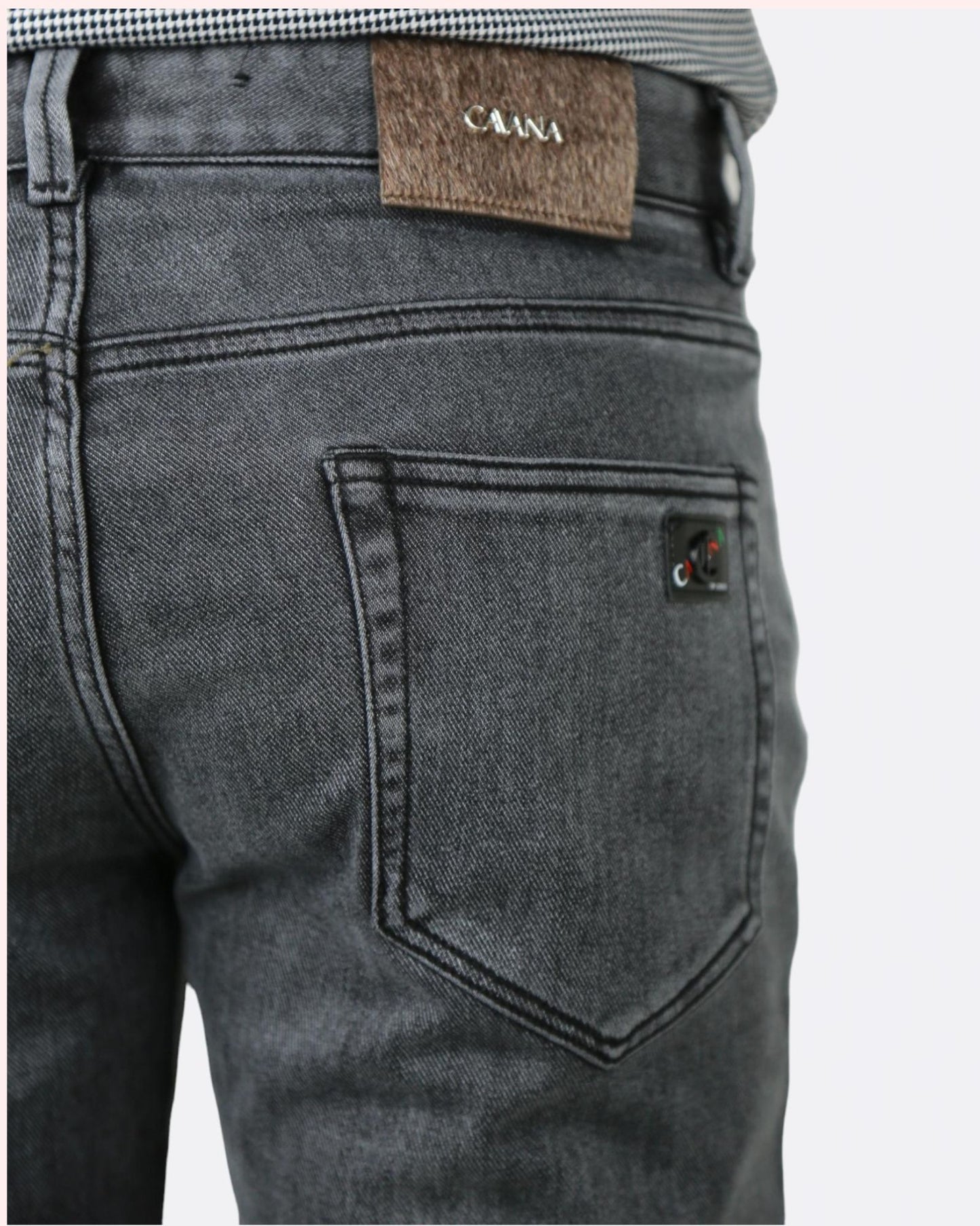 Men’s Dark Grey Denim Pant